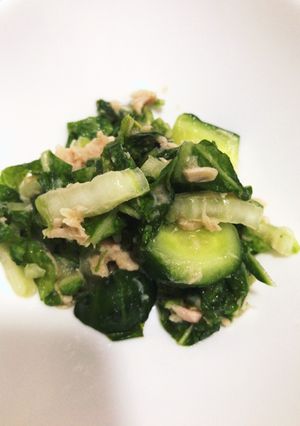 ごま油1回し鶏ガラ2つまみで簡単無限白菜-レシピのメイン写真