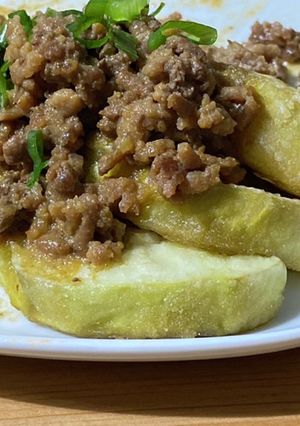 米なすの肉味噌のせ-レシピのメイン写真