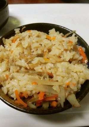ごぼうの炊き込みご飯-レシピのメイン写真