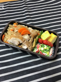男子高校生弁当★96 炊き込みご飯弁当-レシピのメイン写真