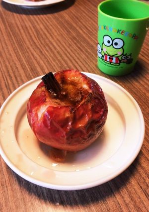 丸焼きりんご-レシピのメイン写真
