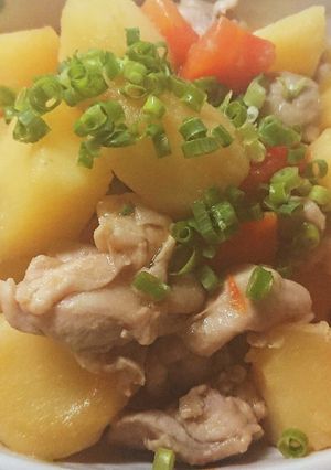 鶏肉とじゃがいもの煮物-レシピのメイン写真