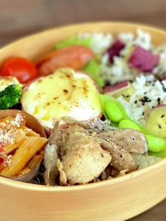 わっぱ弁当★さつま芋ご飯&ホタテのソティ-レシピのメイン写真
