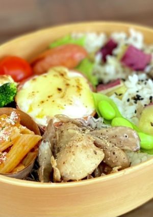 わっぱ弁当★さつま芋ご飯＆ホタテのソティ-レシピのメイン写真