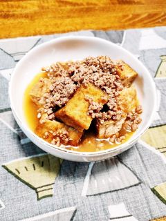 厚揚げのすき焼風(。•̀ᴗ-)و ̑̑✧-レシピのメイン写真