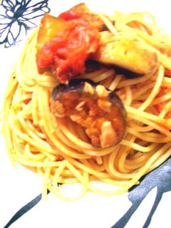 手作りソースで☆ツナトマ&ナスのパスタ-レシピのメイン写真