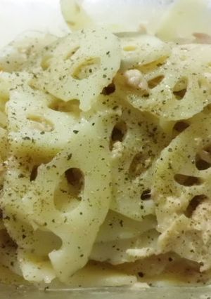 電子レンジでツナれんこん-レシピのメイン写真
