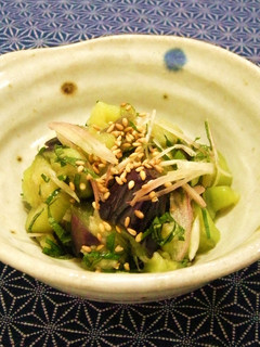 レンジで簡単☆茄子の薬味和え-レシピのメイン写真