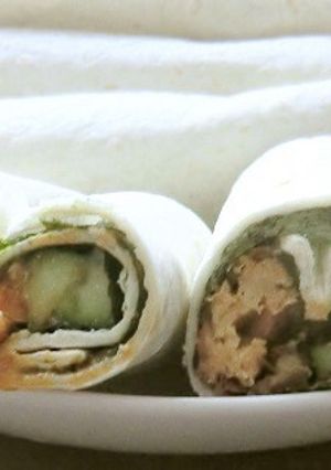 鯖缶ときゅうりのトルティーヤおつまみ-レシピのメイン写真