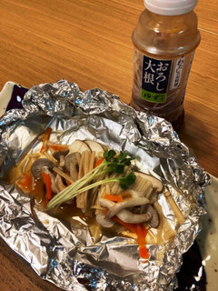白身魚とキノコのホイル焼き-レシピのメイン写真
