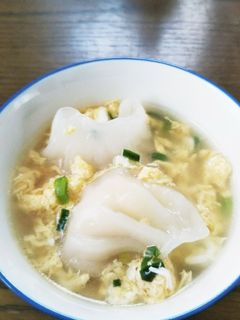 簡単えびの水餃子スープ-レシピのメイン写真