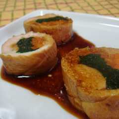 รูปของ 栄養たっぷりチキンロール