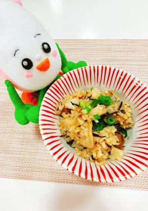 里芋でホクホク炊き込みご飯-レシピのメイン写真