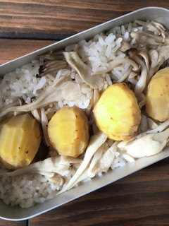 無印おこわ米で!メスティンde栗ご飯-レシピのメイン写真