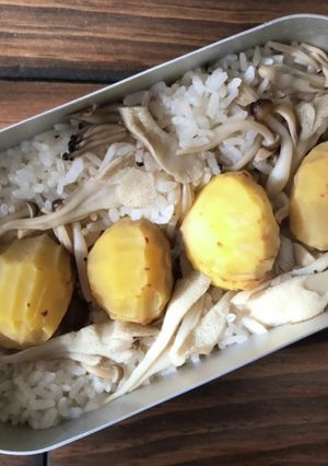 無印おこわ米で！メスティンde栗ご飯-レシピのメイン写真