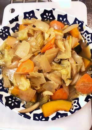 ゴン茶ロフの野菜ぶっこみコンソメスープ-レシピのメイン写真
