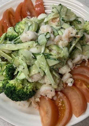 エビとブロッコリーのサラダ-レシピのメイン写真