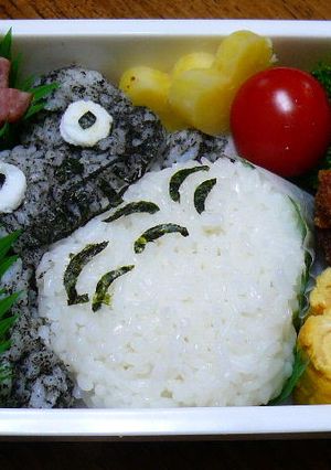 キャラ弁＝トトロ♪-レシピのメイン写真