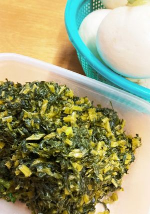 麺つゆとカンタン酢でカブの葉炒め-レシピのメイン写真