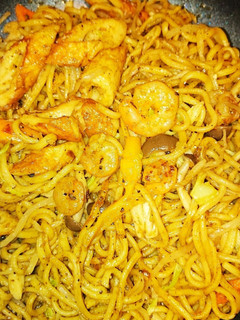 エビと、残り野菜の焼きそば〜-レシピのメイン写真