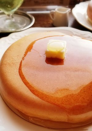 豆乳でホットケーキ(卵牛乳無し)-レシピのメイン写真