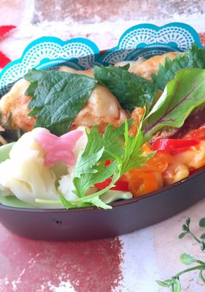 餃子大葉巻き弁当 詰め方-レシピのメイン写真
