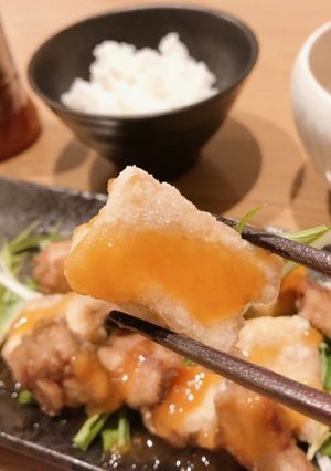 さっぱり！さんまと厚揚げの揚げ焼きサラダ-レシピのメイン写真