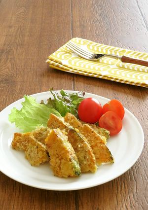 フライパンで♪かぼちゃの香草パン粉揚げ-レシピのメイン写真