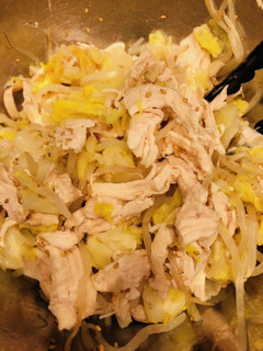 白菜と鶏胸肉の胡麻サラダ-レシピのメイン写真