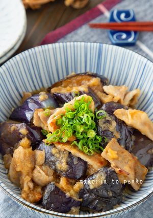 さっぱり美味！なすと豚バラ肉のおろし炒め-レシピのメイン写真