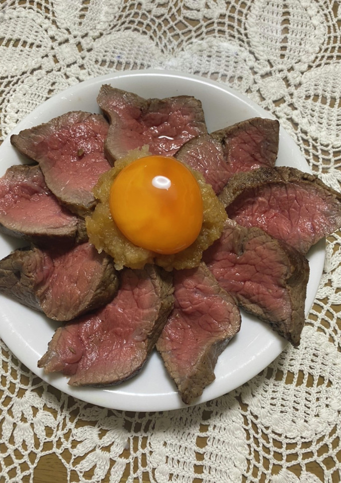 簡単！しっとり牛肉！ローストビーフ！-レシピのメイン写真