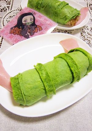 決めずに焼いて！禰豆子の竹オムライス-レシピのメイン写真