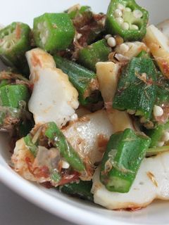 おくらとかまぼこの和え物-レシピのメイン写真