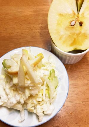 白菜・セロリ・リンゴのマヨサラダ-レシピのメイン写真