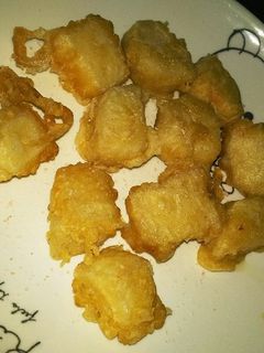 ほっくり自然薯の天ぷら♪-レシピのメイン写真