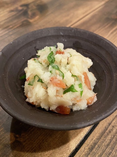 鮭とばと大葉のポテトサラダ-レシピのメイン写真