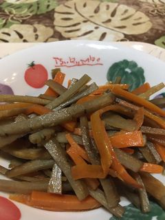 我が家の、きんぴらごぼう-レシピのメイン写真