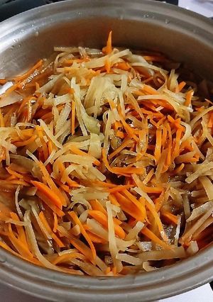 シャキシャキヤーコンの煮物-レシピのメイン写真