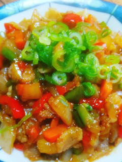 野菜と豚肉の中華風生姜あんかけご飯-レシピのメイン写真