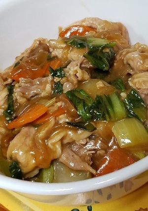 オイスター豚丼-レシピのメイン写真
