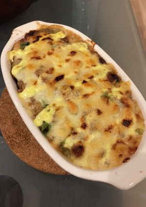 里芋と鯖味噌缶のグラタン-レシピのメイン写真