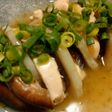 椎茸と鶏胸とレンコンの蒸し料理