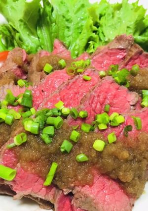 ローストビーフタレ・オニオンソース-レシピのメイン写真