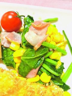 ほうれん草のバター炒め-レシピのメイン写真