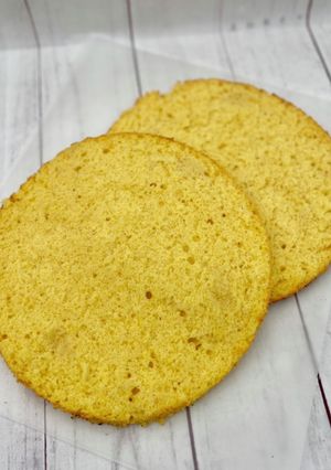 無水鍋で作るスポンジケーキ-レシピのメイン写真
