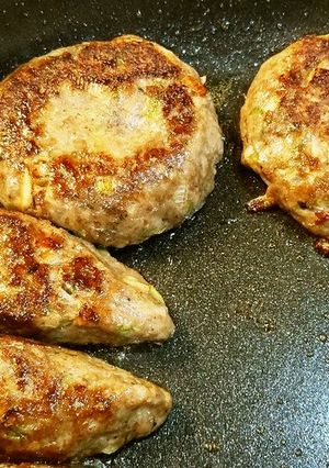 ねぎ味噌さんまバーグ♪-レシピのメイン写真