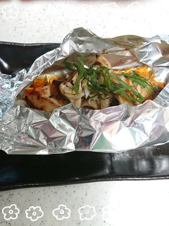 鶏むね肉の秋のホイル焼き-レシピのメイン写真
