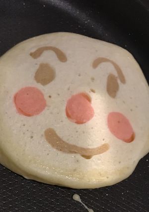 ♡アンパンマン ホットケーキ♡-レシピのメイン写真
