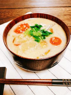 栄養満点♡根菜たっぷり粕汁-レシピのメイン写真