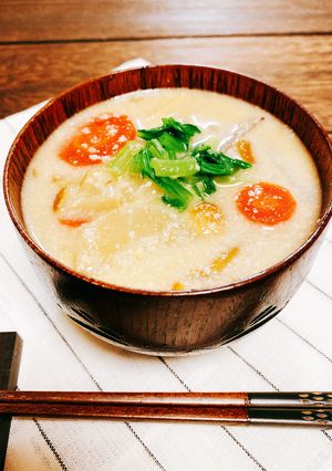 栄養満点♡根菜たっぷり粕汁-レシピのメイン写真